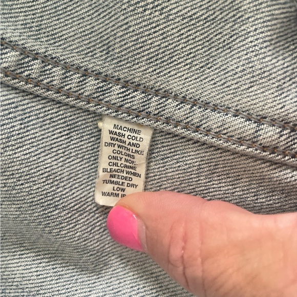 GAP Vintage Y2K Classic Stretch Blue Jean Jacket - Picture 4 of 4